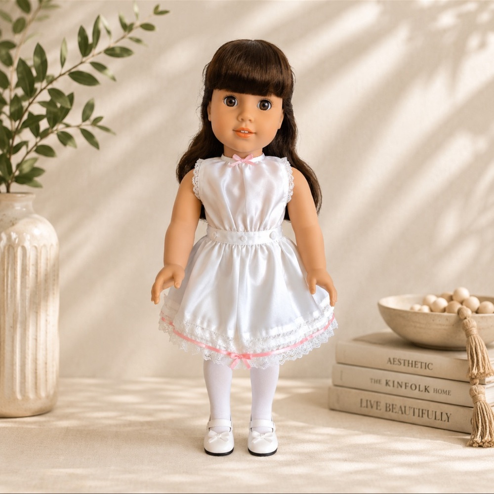 American Girl Samantha “Lacy Whites” Garment Retired Pleasant Company 1988–2007